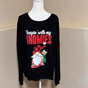 Weekend Soul Hangin with my Gnomies Crew Neck sweater size XL